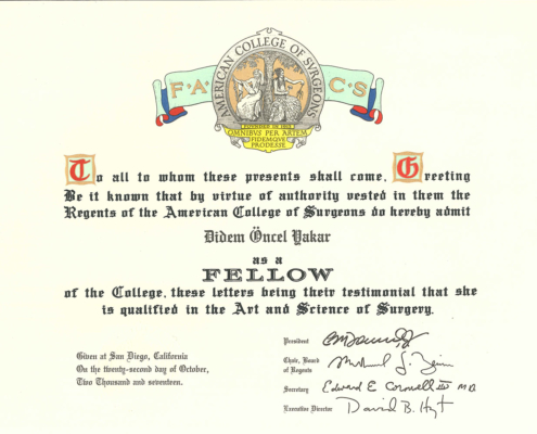 Doç. Dr. Didem Öncel Yakar Doç. Dr. Didem Öncel Yakar