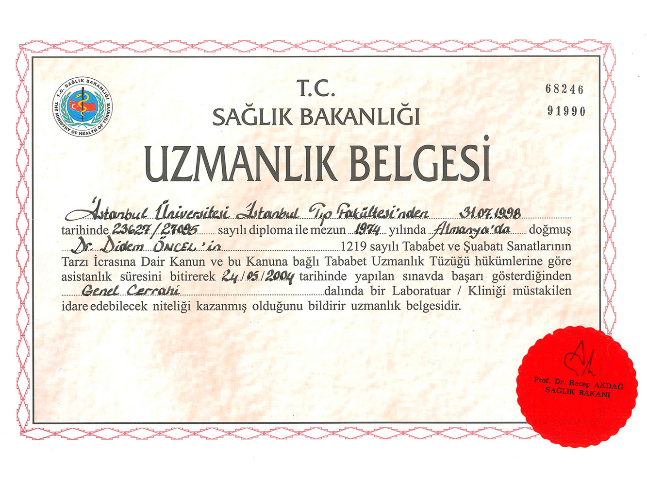 Doç. Dr. Didem Öncel Yakar Doç. Dr. Didem Öncel Yakar