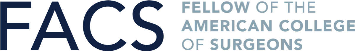 Fellow of the American College of Surgeons - FACS