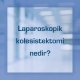 Laparoskopik kolesistektomi nedir?